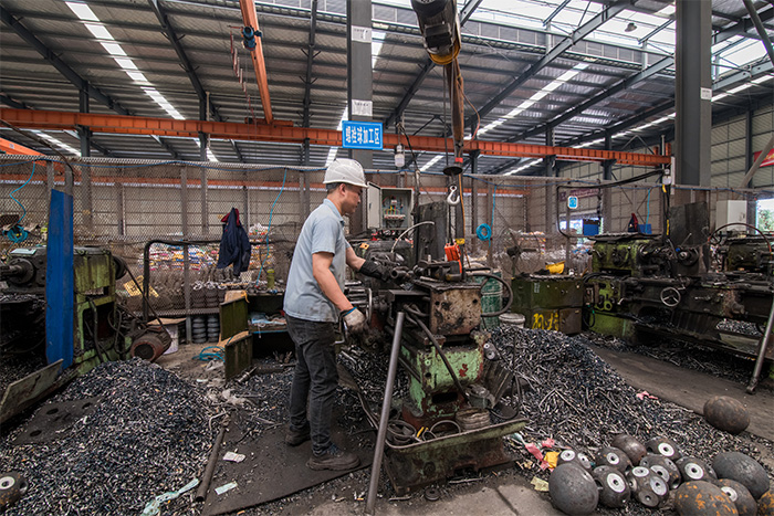 贵溪网架配件-螺栓球加工车间